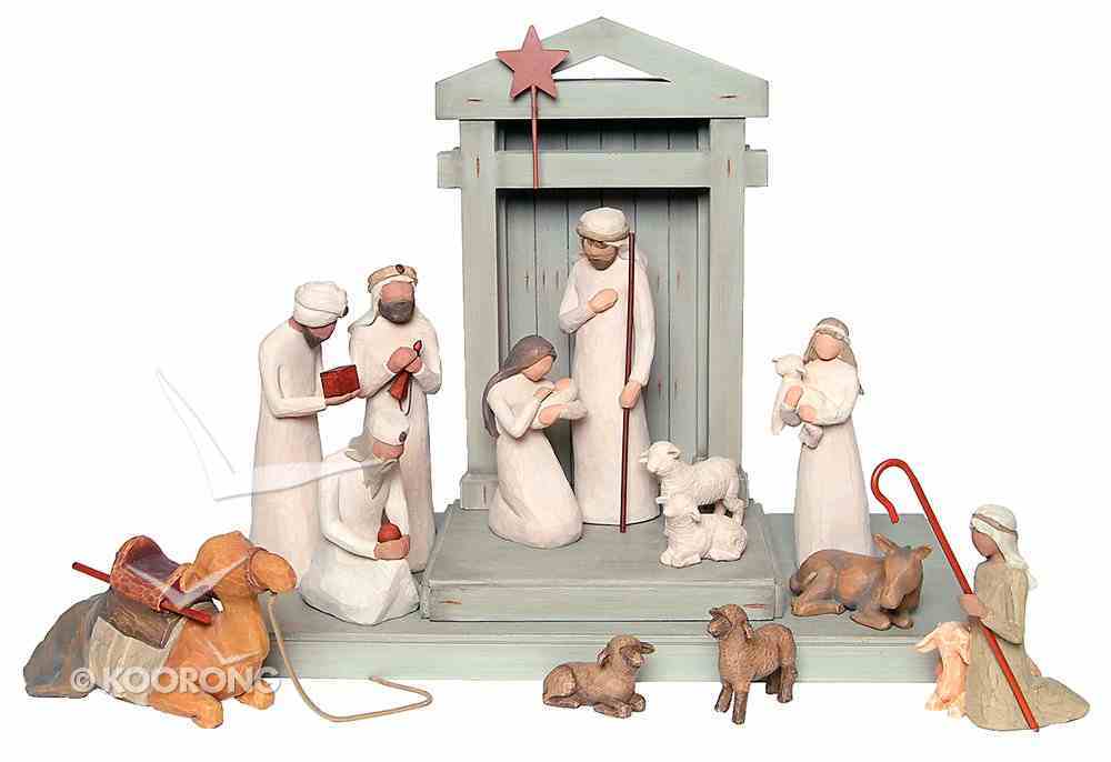 Willow Tree Nativity Set Including Creche Koorong