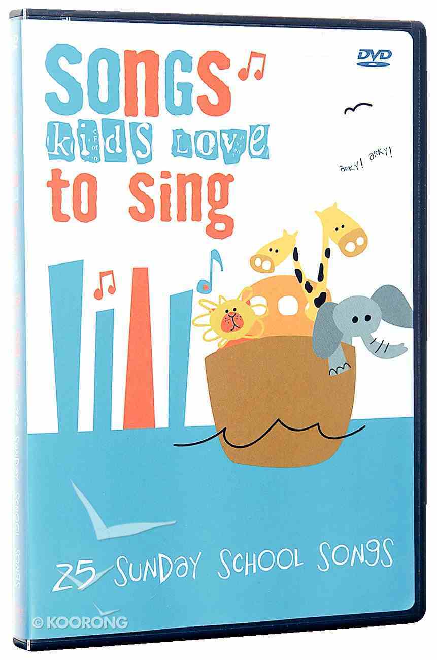 25 Sunday School Songs Kids Love to Sing DVD