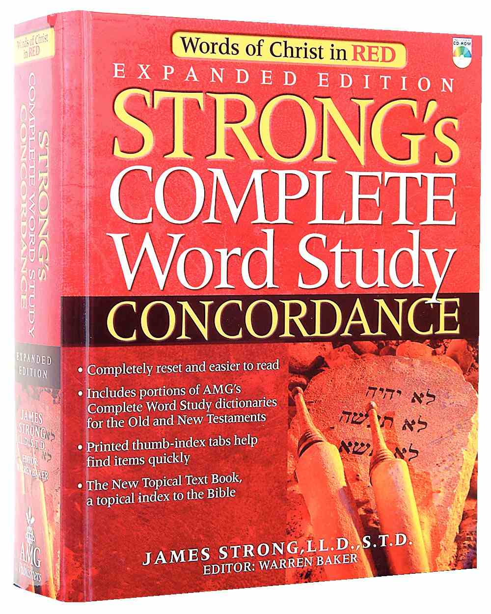 Strong S Complete Word Study Concordance Kjv Based With Cd Rom By Warren Baker Ed Koorong