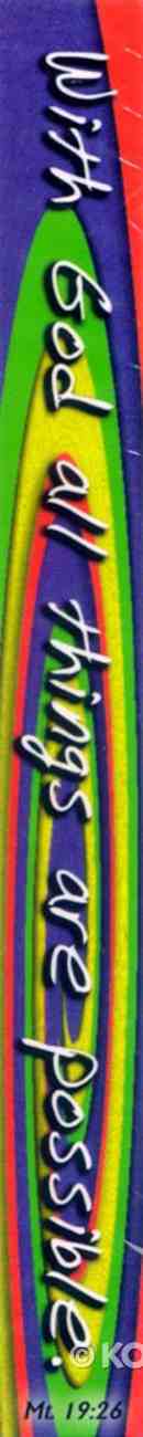 Magnet Strip: With God All Things Novelty