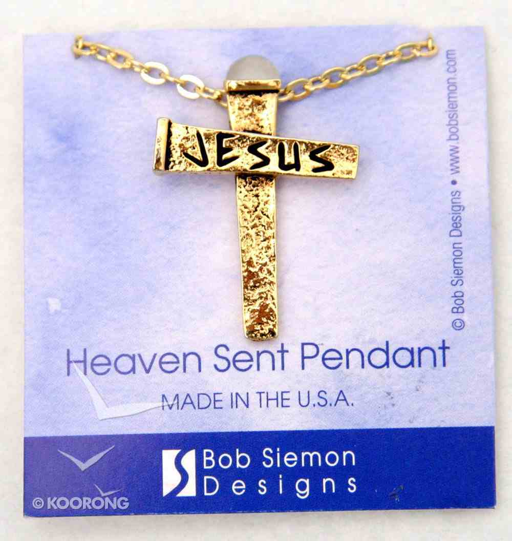 Cross Pendant: Jesus/Nail Jewellery