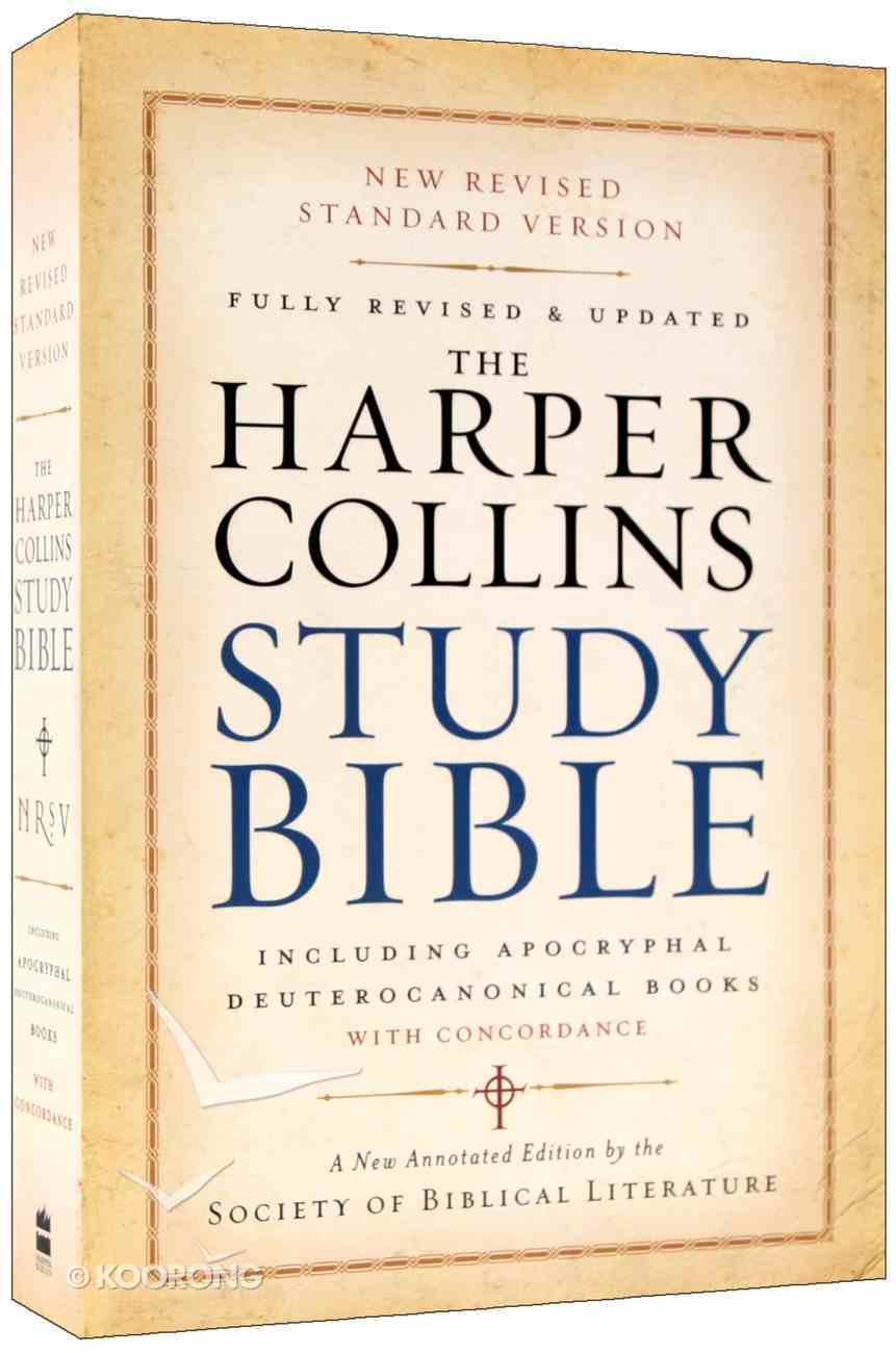 NRSV Harpercollins Study Bible With Apocrypha and Concordance | Koorong