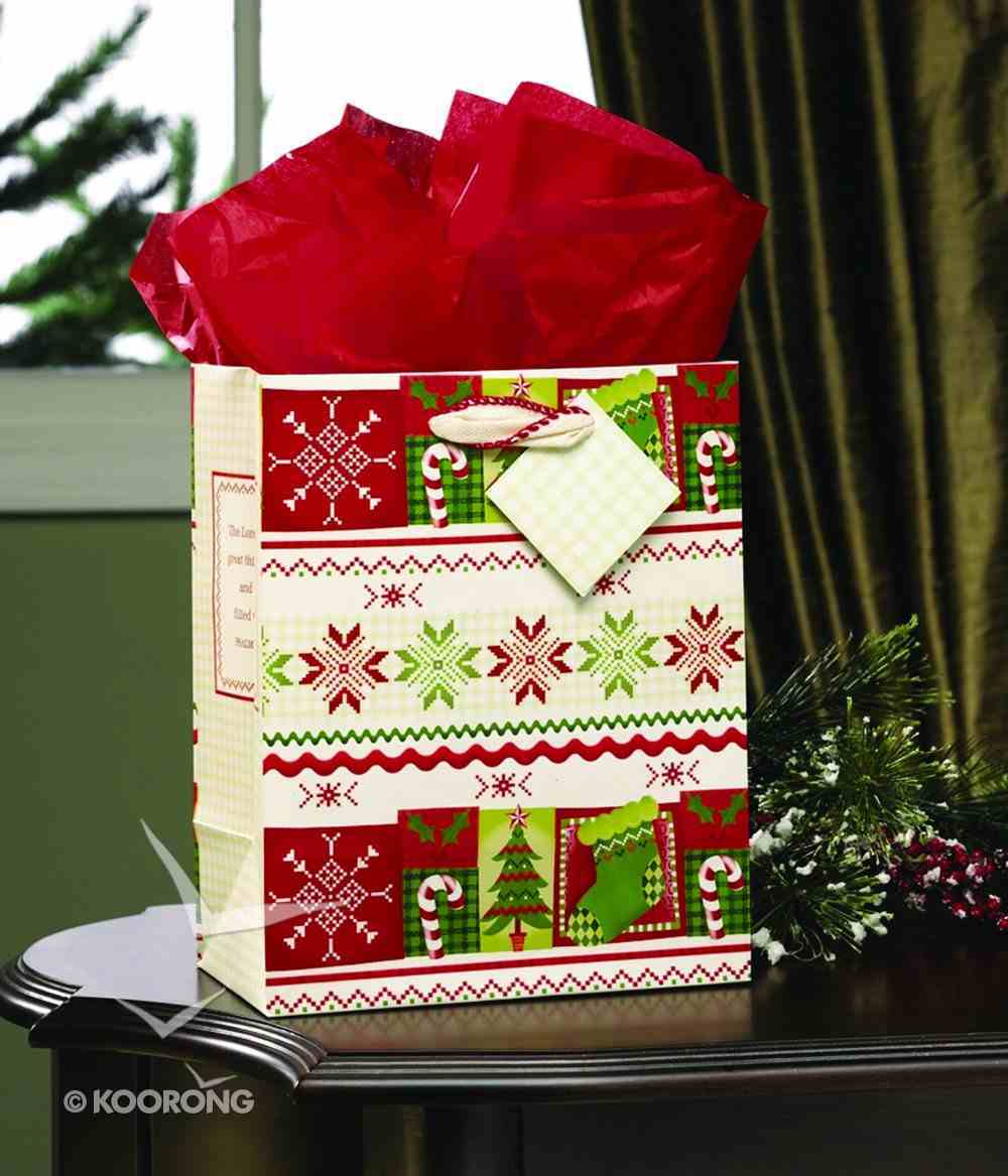 Gift Bag Medium: Christmas Patterns Stationery