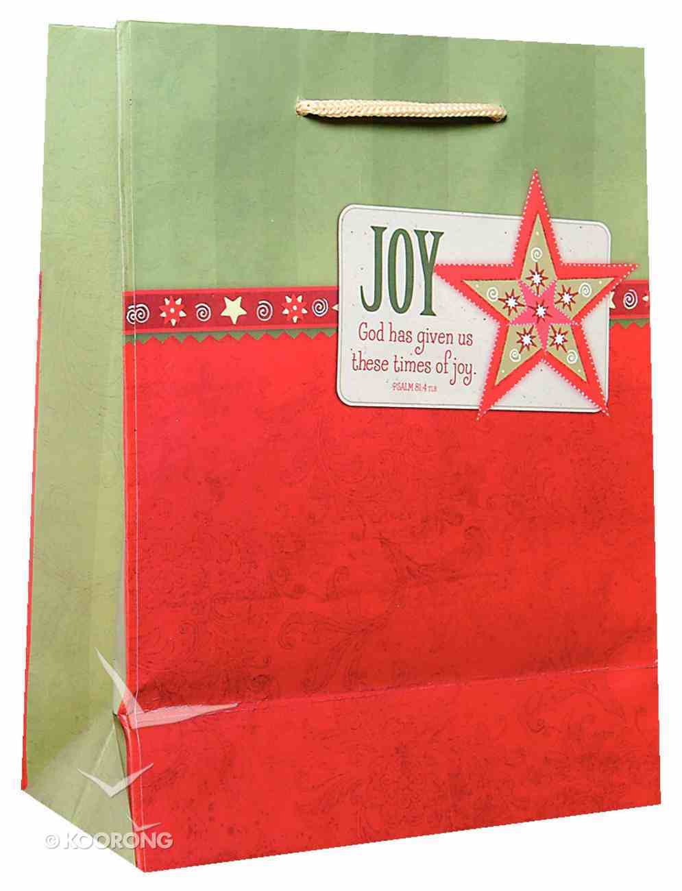 Christmas Gift Bag: Joy (Medium) Stationery