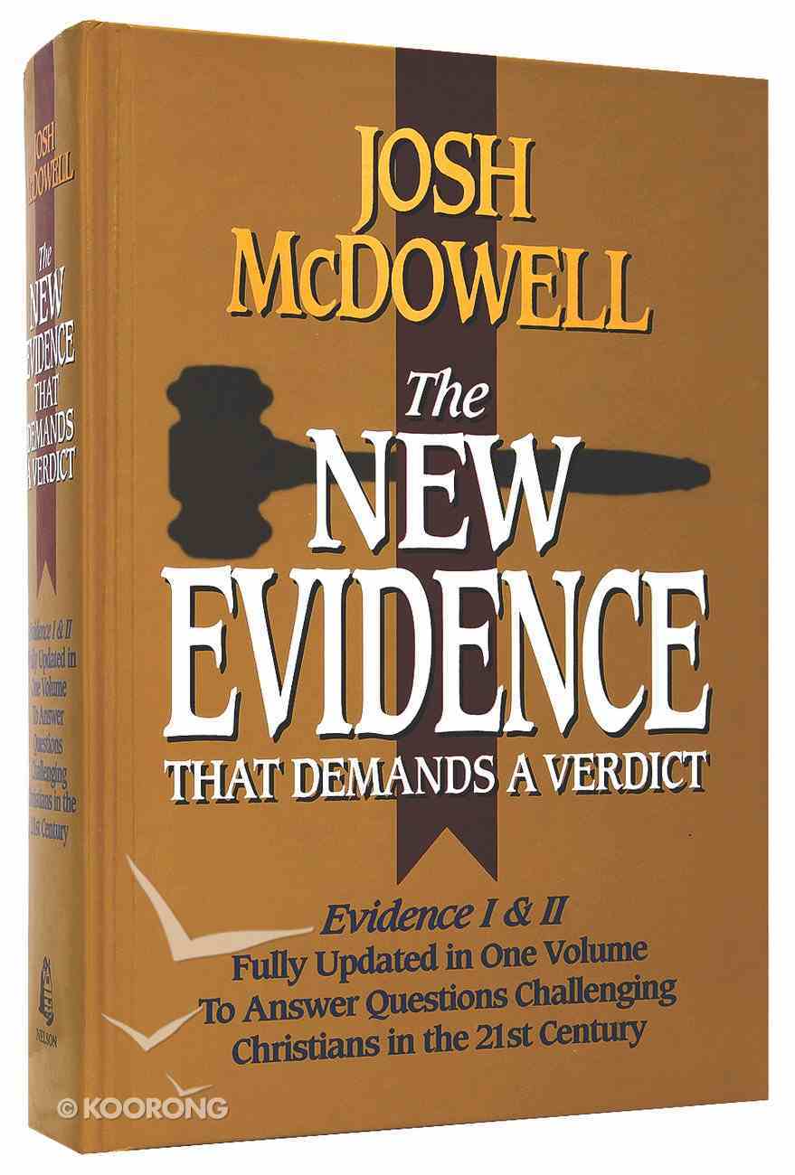 New Evidence That Demands A Verdict By Josh Mcdowell Koorong