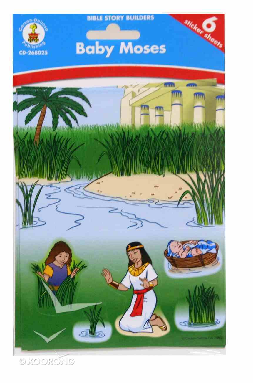 Bible Story Builders: Baby Moses Stickers Pack