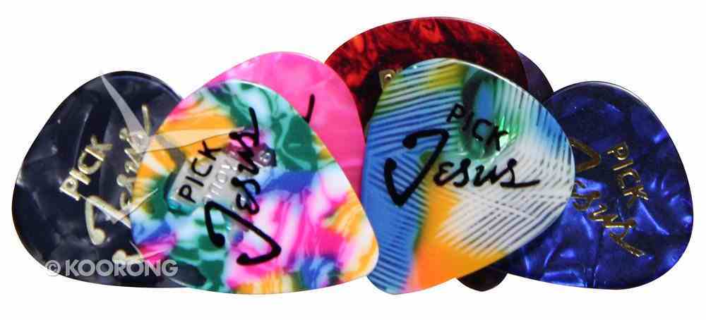 Guitar Pick: Pick Jesus Assorted Colours (One Pick For $2) General Gift