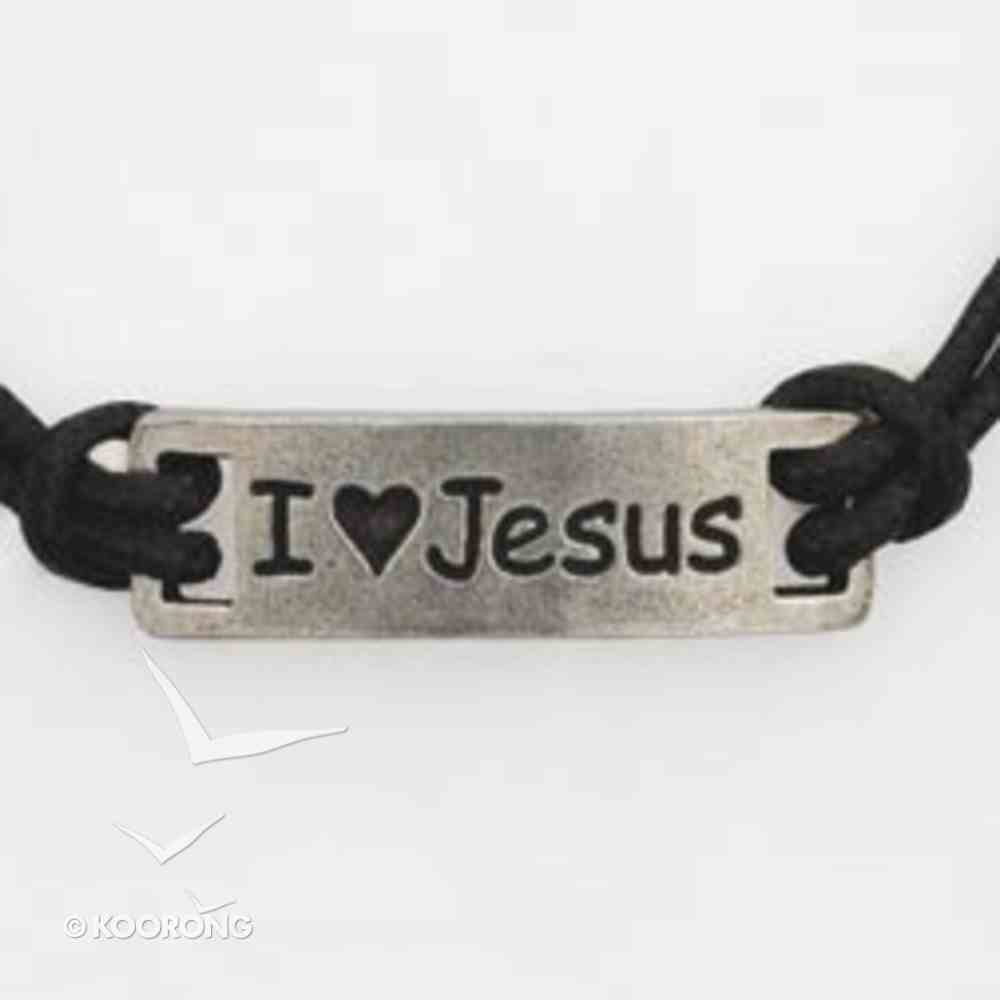 Adjustable Bracelet: I Love Jesus Jewellery