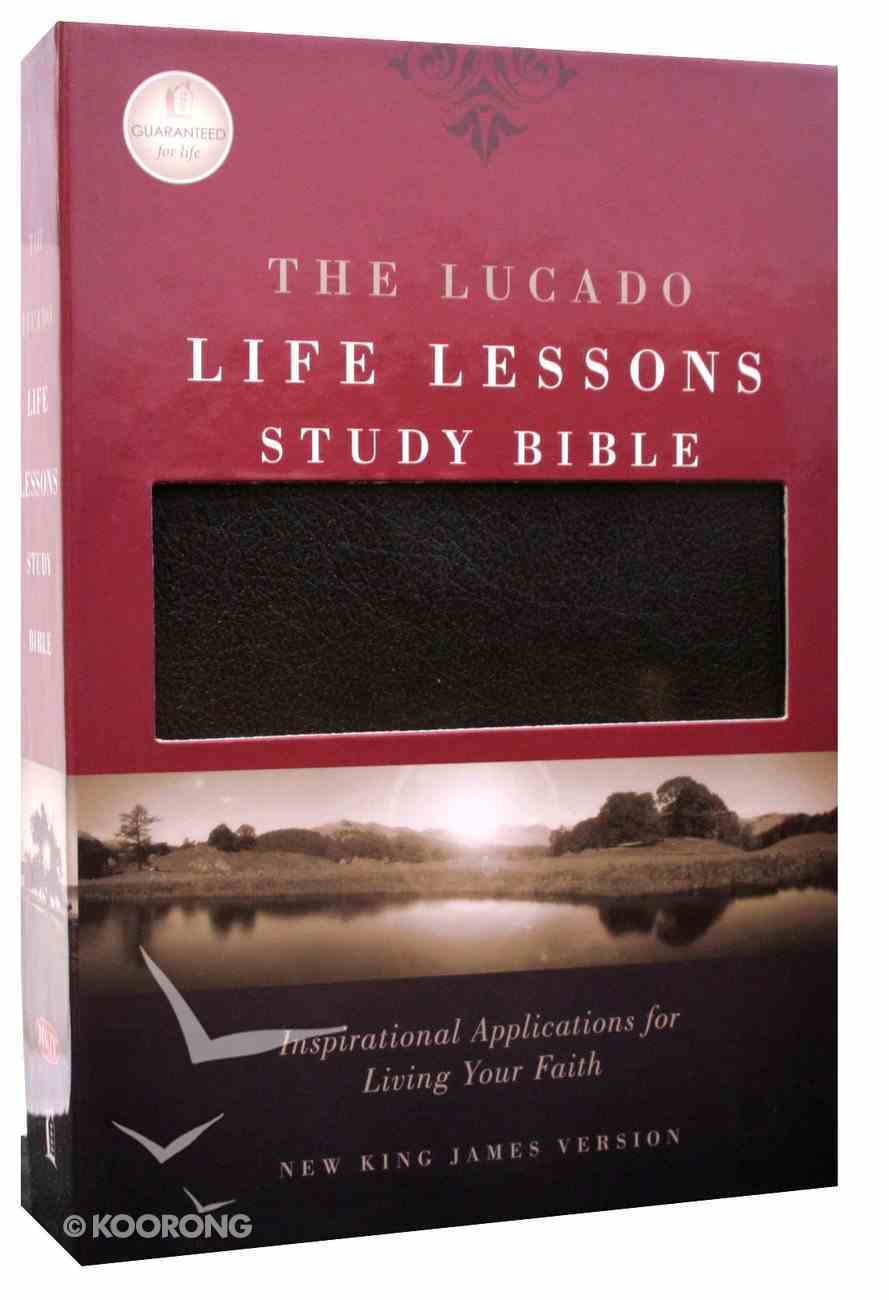 Nkjv Lucado Life Lessons Study Bible Black By Max Lucado Koorong