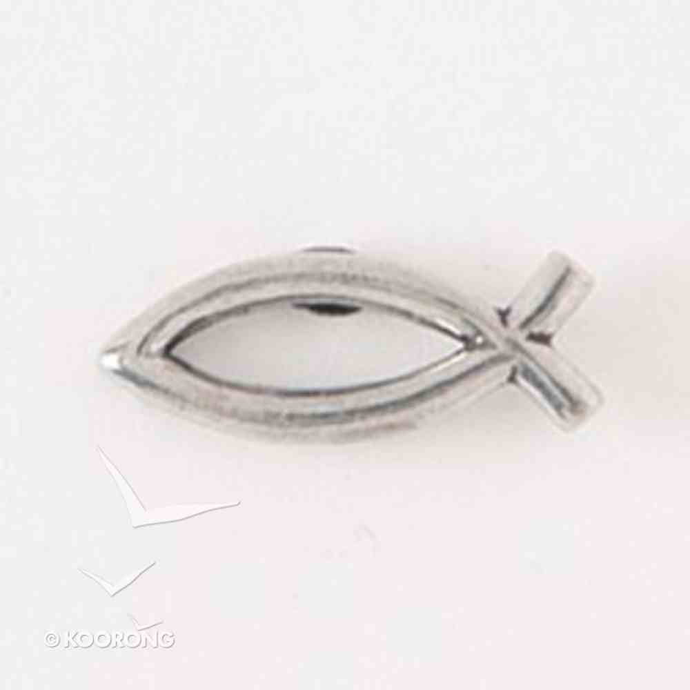 Lapel Pin 100% Lead Free Pewter Open Fish Jewellery