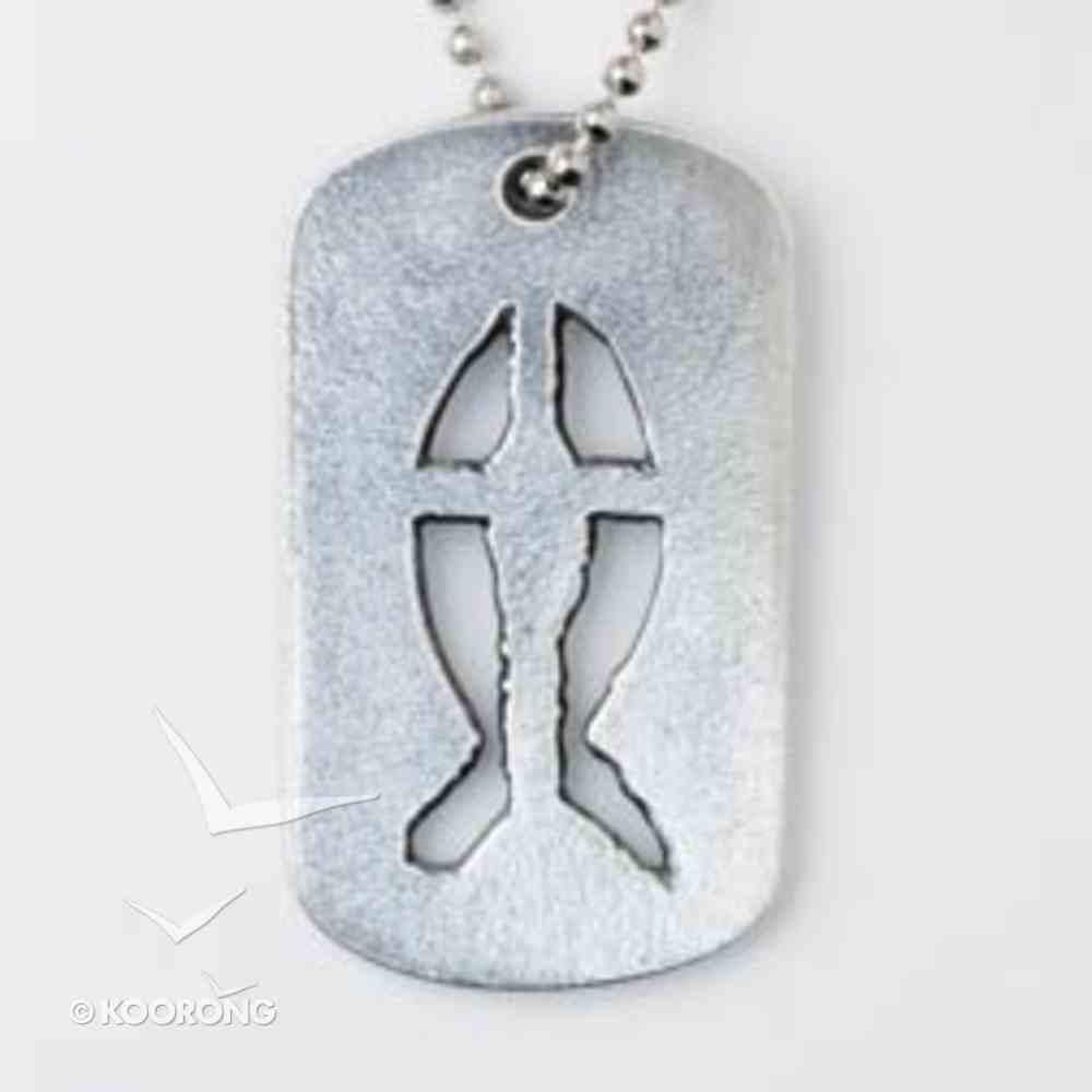 Tag Pendant: Stylized Fish (Pewter) Jewellery
