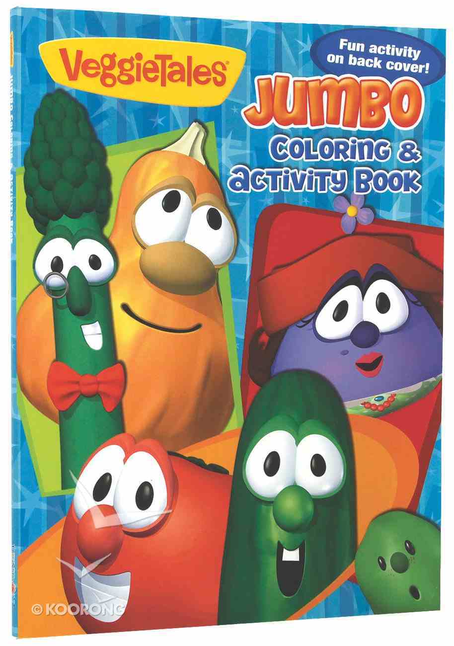 Download Veggie Tales Jumbo Colouring Activity Book Assorted Designs Koorong