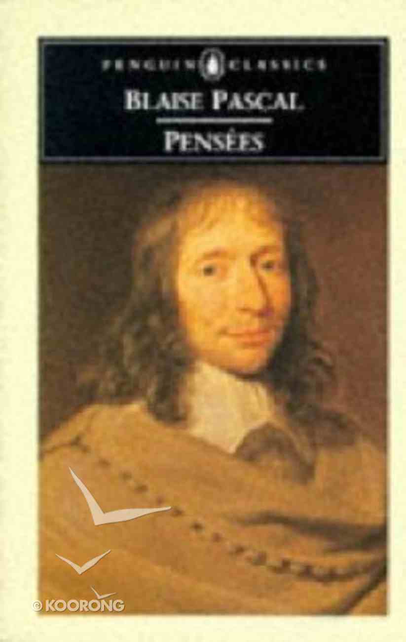 Pensees Penguin Black Classics Series By Blaise Pascal Koorong