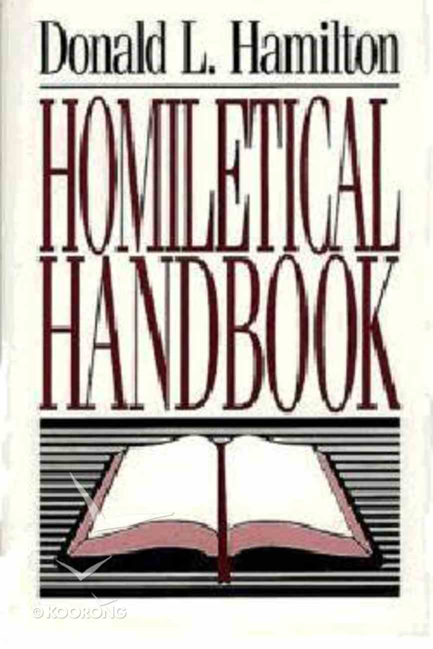 Homiletical Handbook Paperback