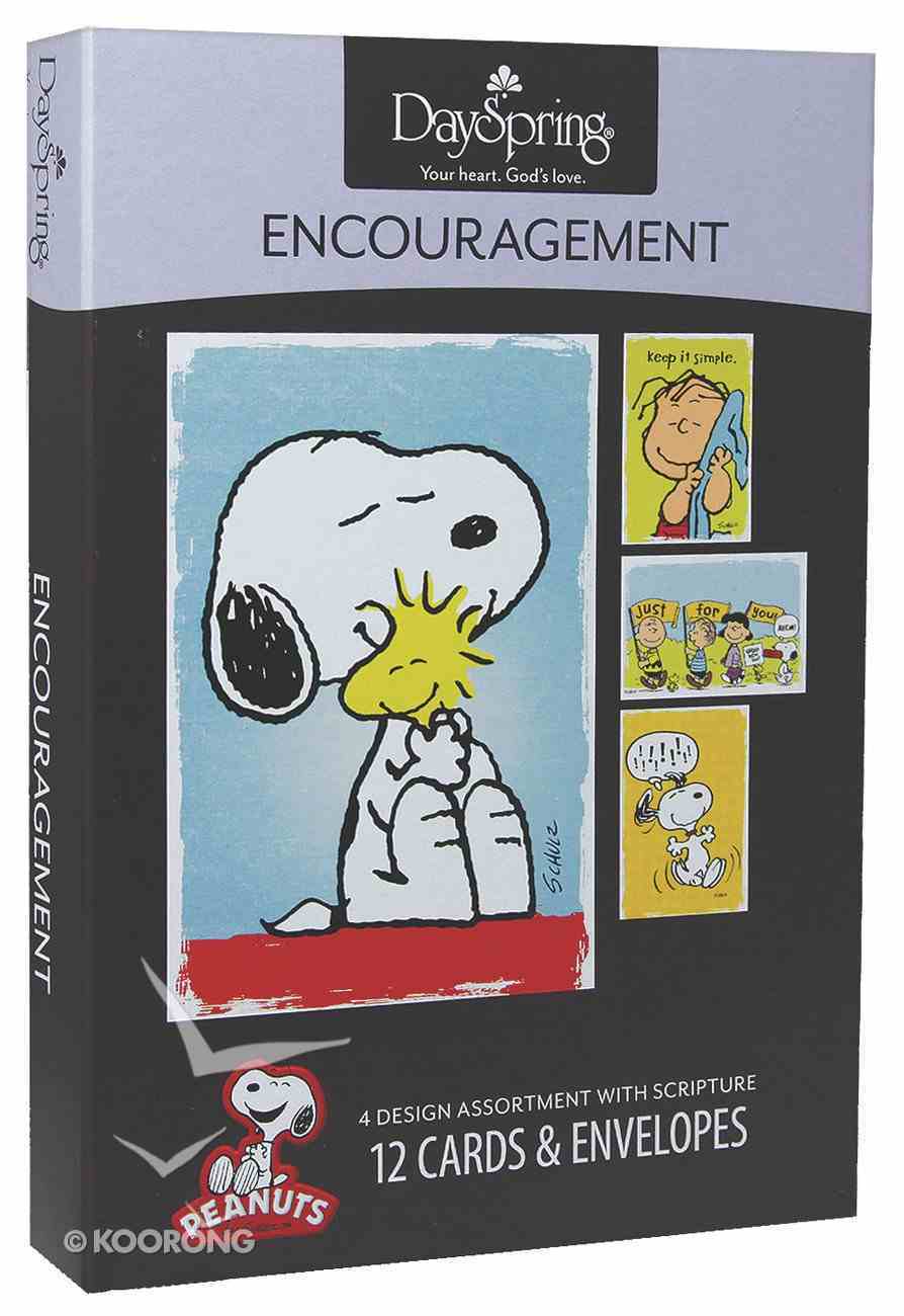Boxed Cards Encouragement: Peanuts Box