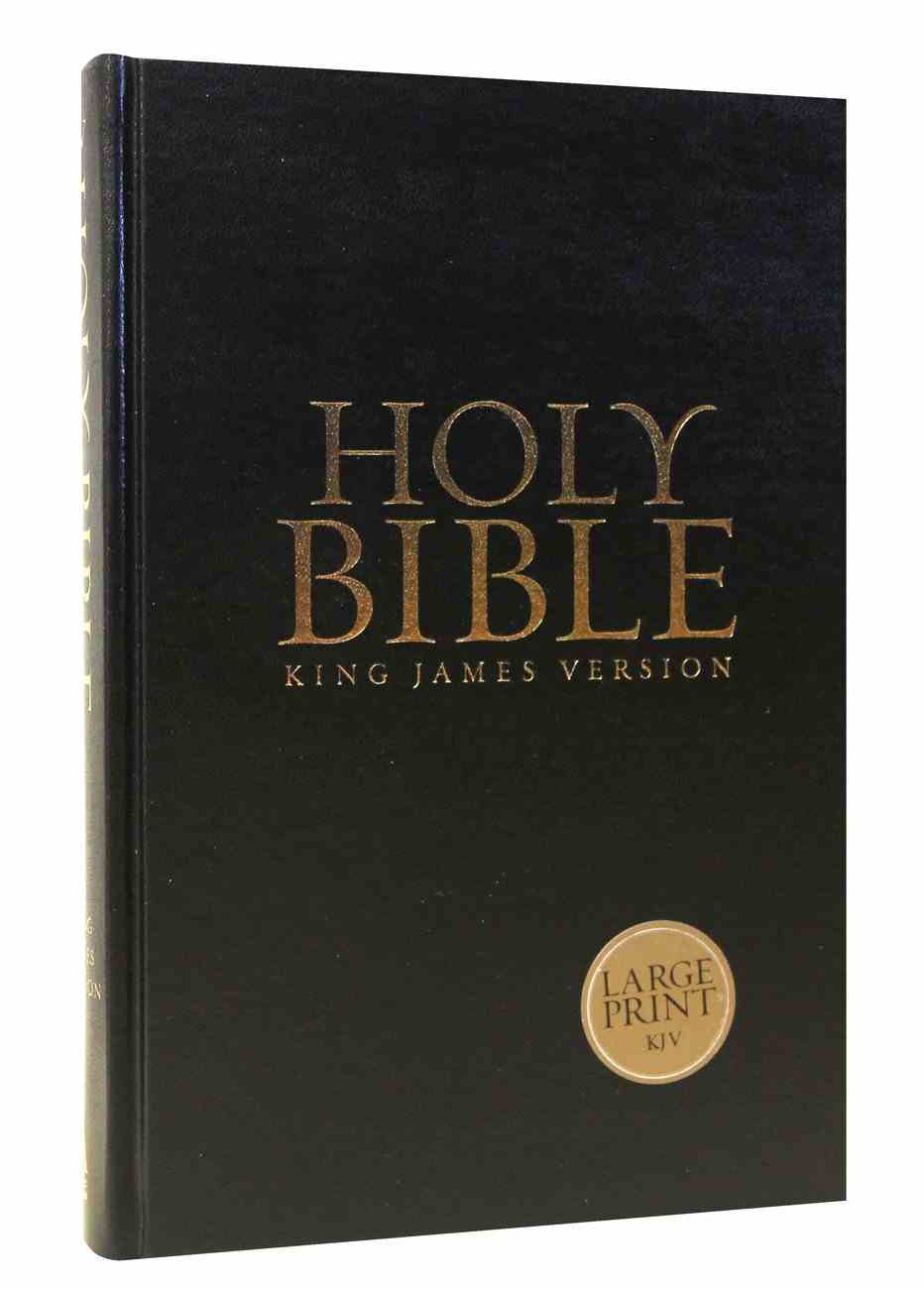 KJV One Year Reading Plan Large Print Bible Black Red Letter Edition ...