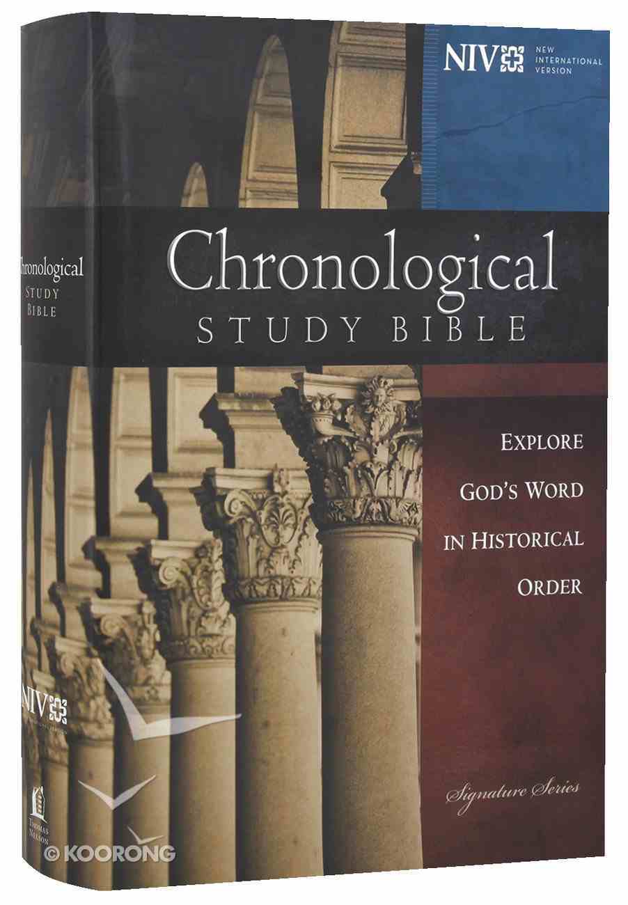 NIV Chronological Study Bible (Black Letter Edition) Hardback