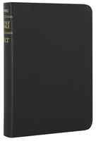 NLT Compact Gift Bible Black (Black Letter Edition) Bonded Leather - Thumbnail 1