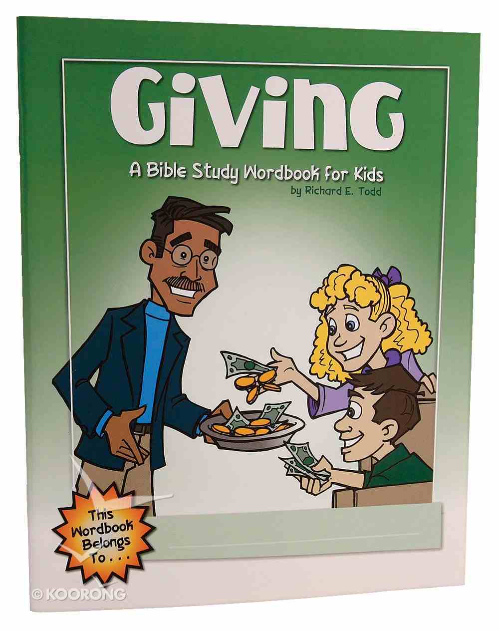 Giving (Bible Workbook For Kids Series) Paperback