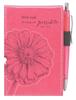 Pocket Notepad With Pen: With God All Things Are Possible Pink/Flower Luxleather Imitation Leather - Thumbnail 0