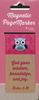 Bookmark Magnetic Large: Owl- Wisdom For the Soul Stationery - Thumbnail 0