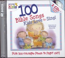 Album Image for 100 Bible Songs Kids Love to Sing + Colouring Pages (2cds) - DISC 1
