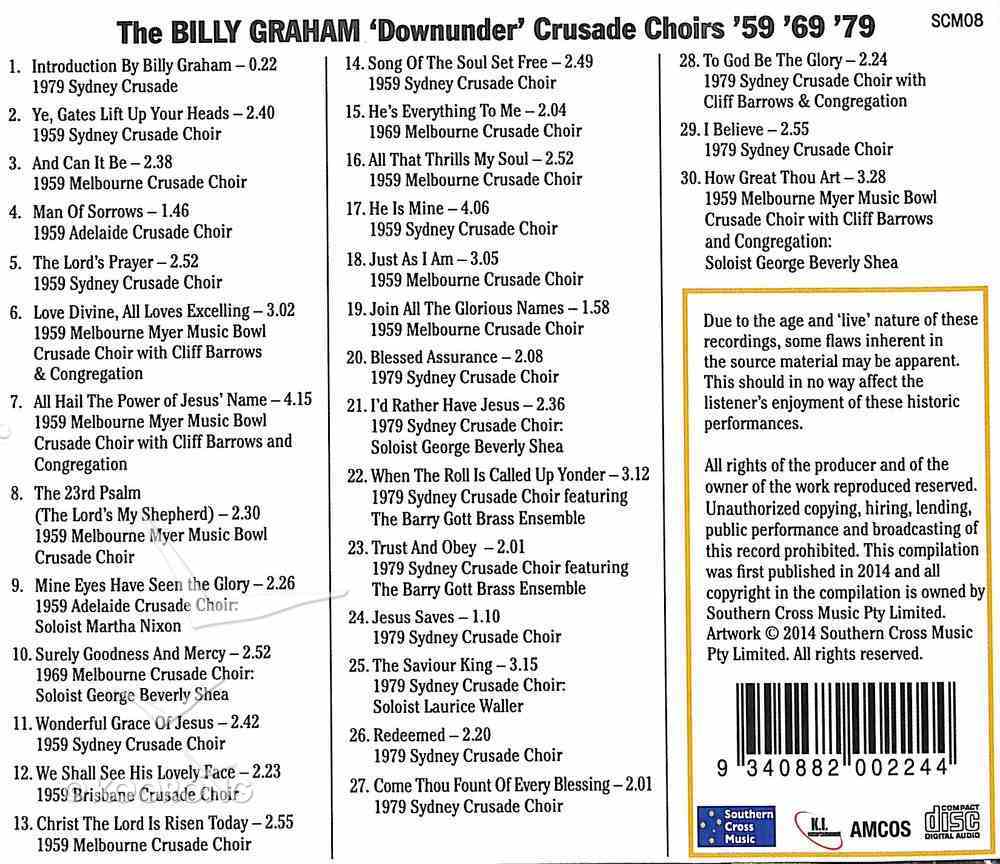 The Billy Graham Crusade Choirs CD