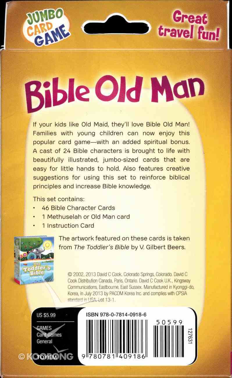 Jumbo Card Games: Bible Old Man Game