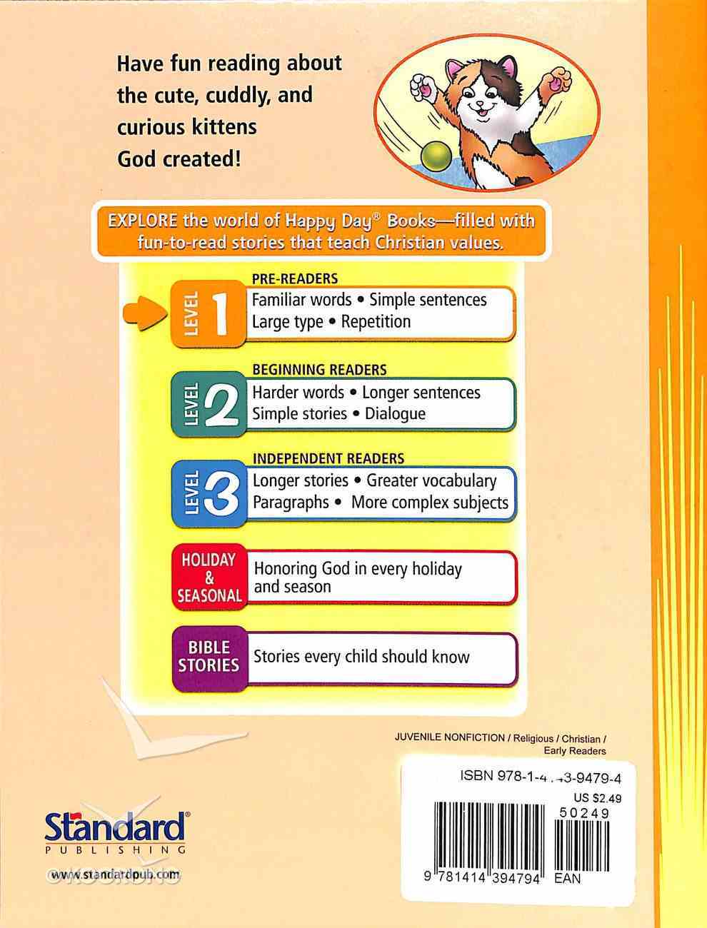 God Made Kittens (Happy Day Level 1 Pre-readers Series) Paperback