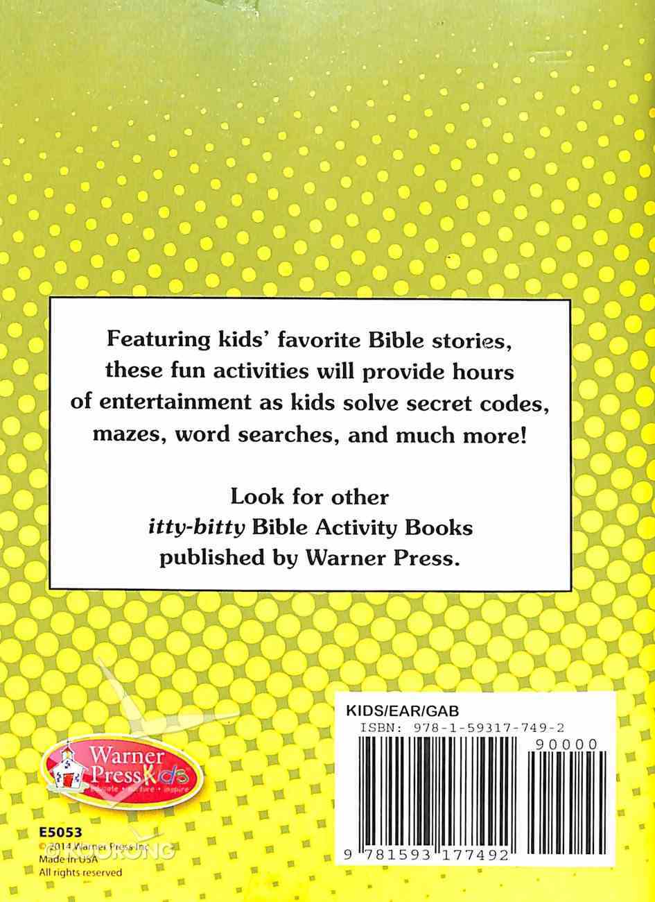 Activity Book Fun Bible Activities (Itty Bitty Bible Series) Paperback