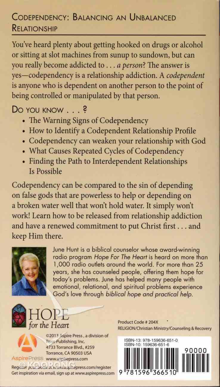 Codependency (Hope For The Heart Series) Paperback