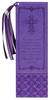 Bookmark With Tassel: John 3:16, Purple Imitation Leather - Thumbnail 0