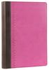 NIV First-Century Study Bible Chocolate/Orchid (Black Letter Edition) Premium Imitation Leather - Thumbnail 1