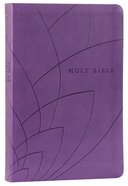 NLT Premium Gift Bible Purple Petals (Red Letter Edition) Imitation Leather