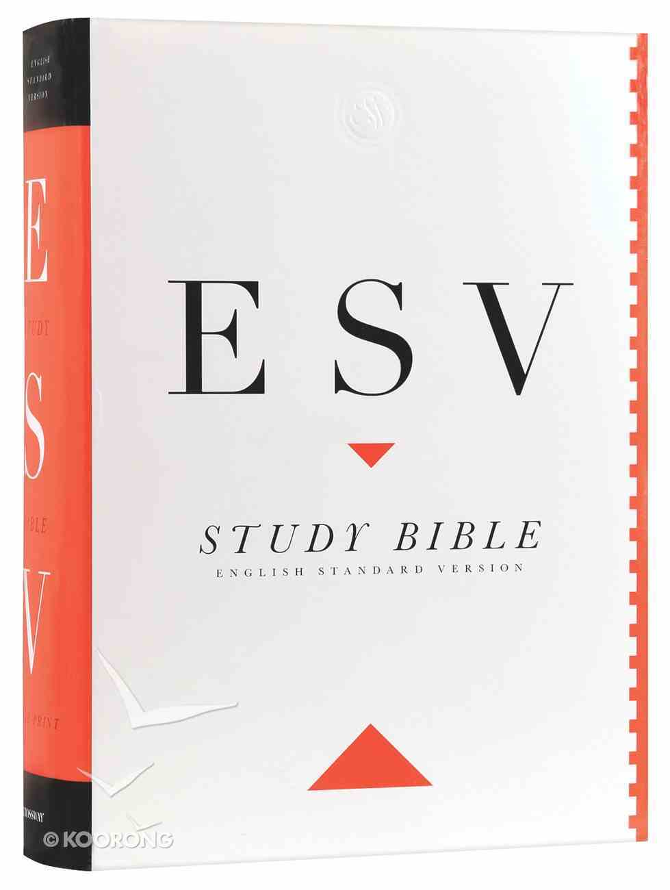 ESV Study Bible Large Print (Black Letter Edition) Hardback