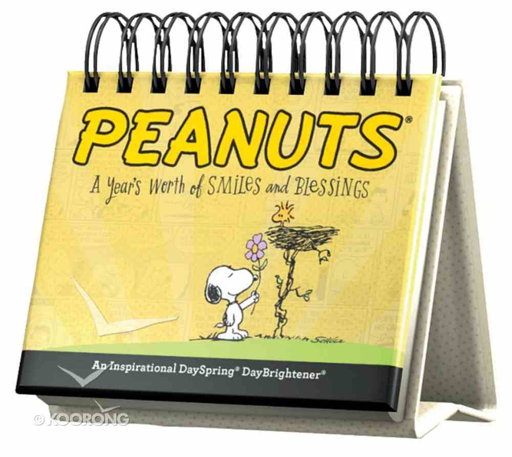 Daybrighteners: Peanuts - a Year's Worth of Smiles and Blessings (Padded Cover) Spiral