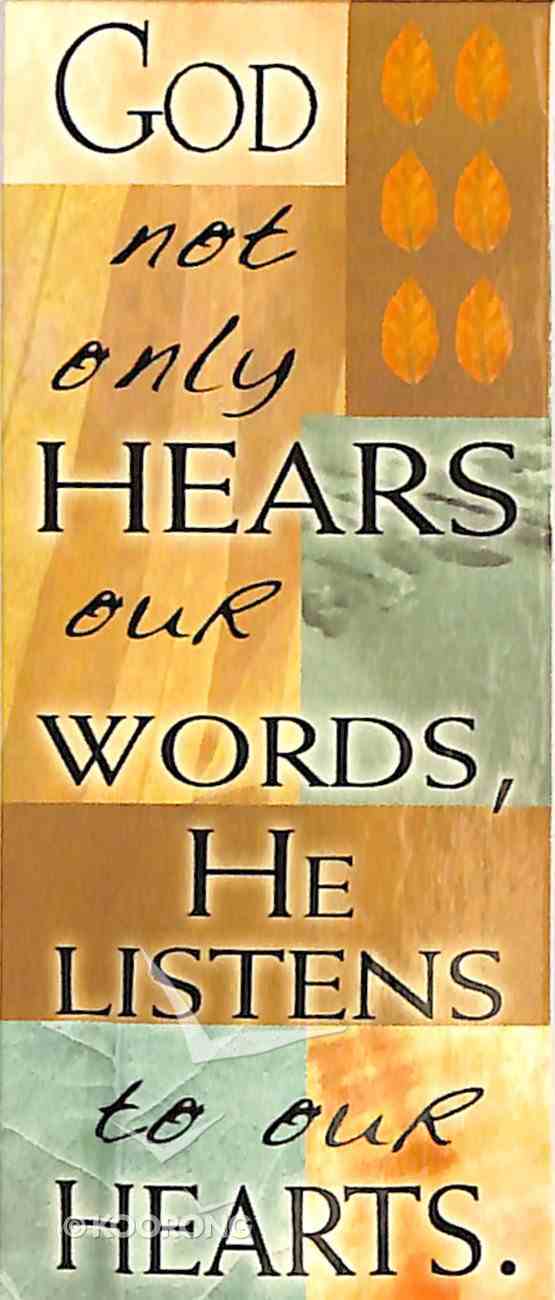 Bookmark Magnetic: God Not Only Hears Our Words.... Stationery