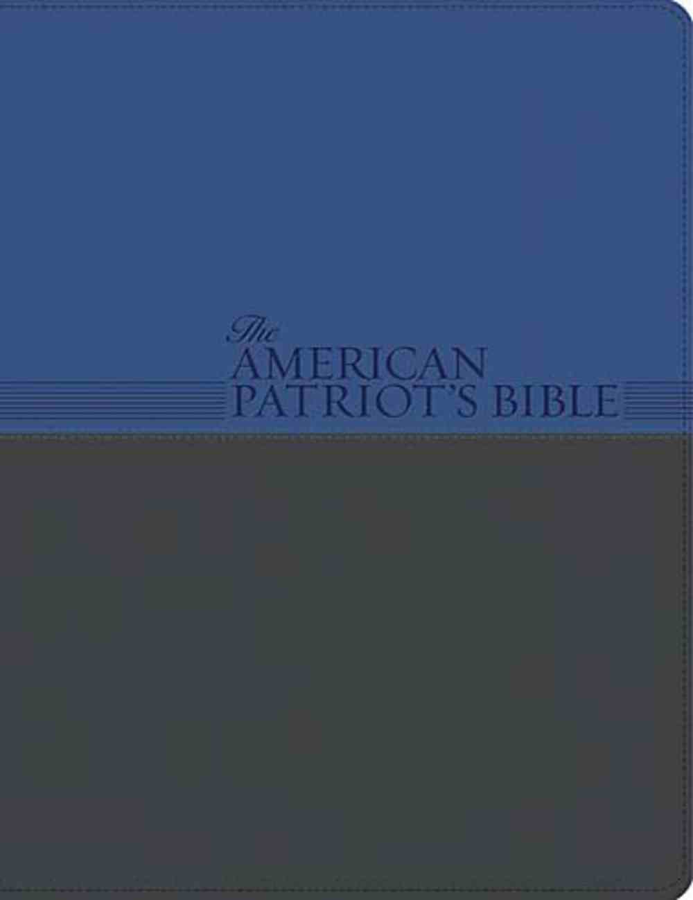 Nkjv American Patriot S Bible Patriot Blue Stormcloud Gray
