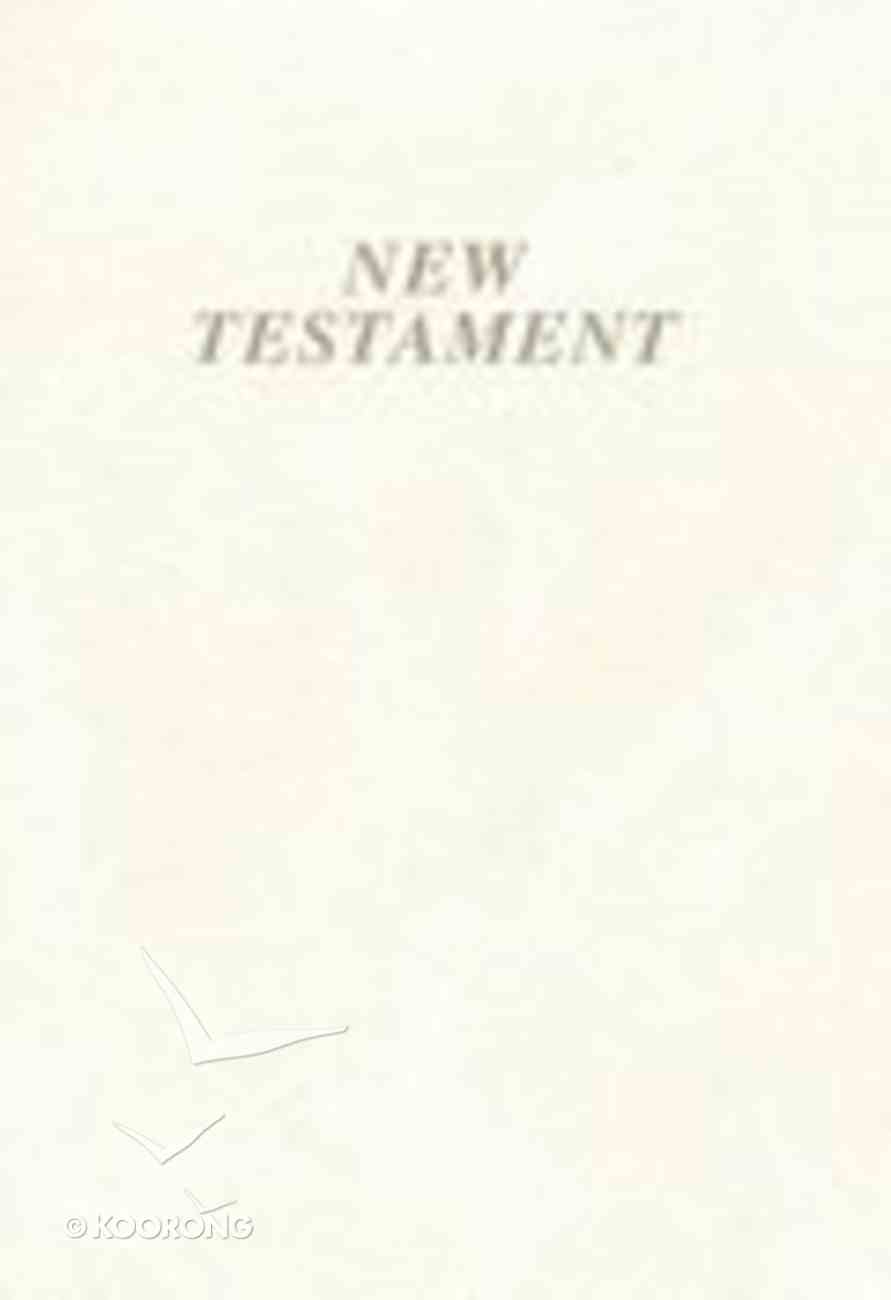 KJV Vest Pocket New Testament White (Red Letter Edition) Paperback