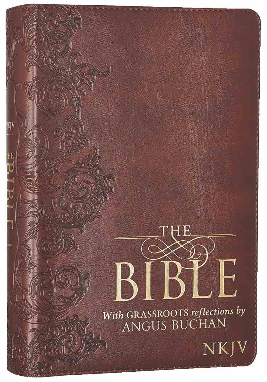 NKJV Bible With Grassroots Reflections By Angus Buchan Burgundy