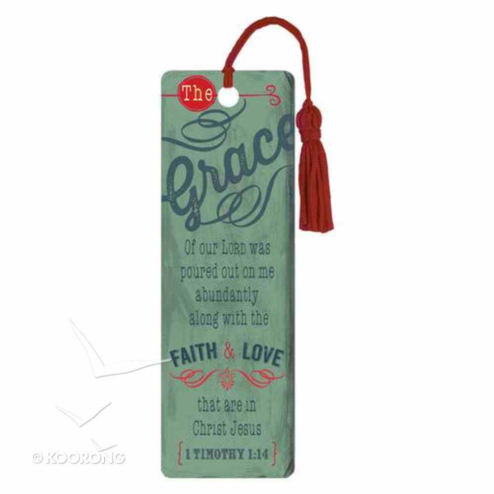 Bookmark With Tassel: Grace of Our Lord 1 Timothy 1:14 Stationery