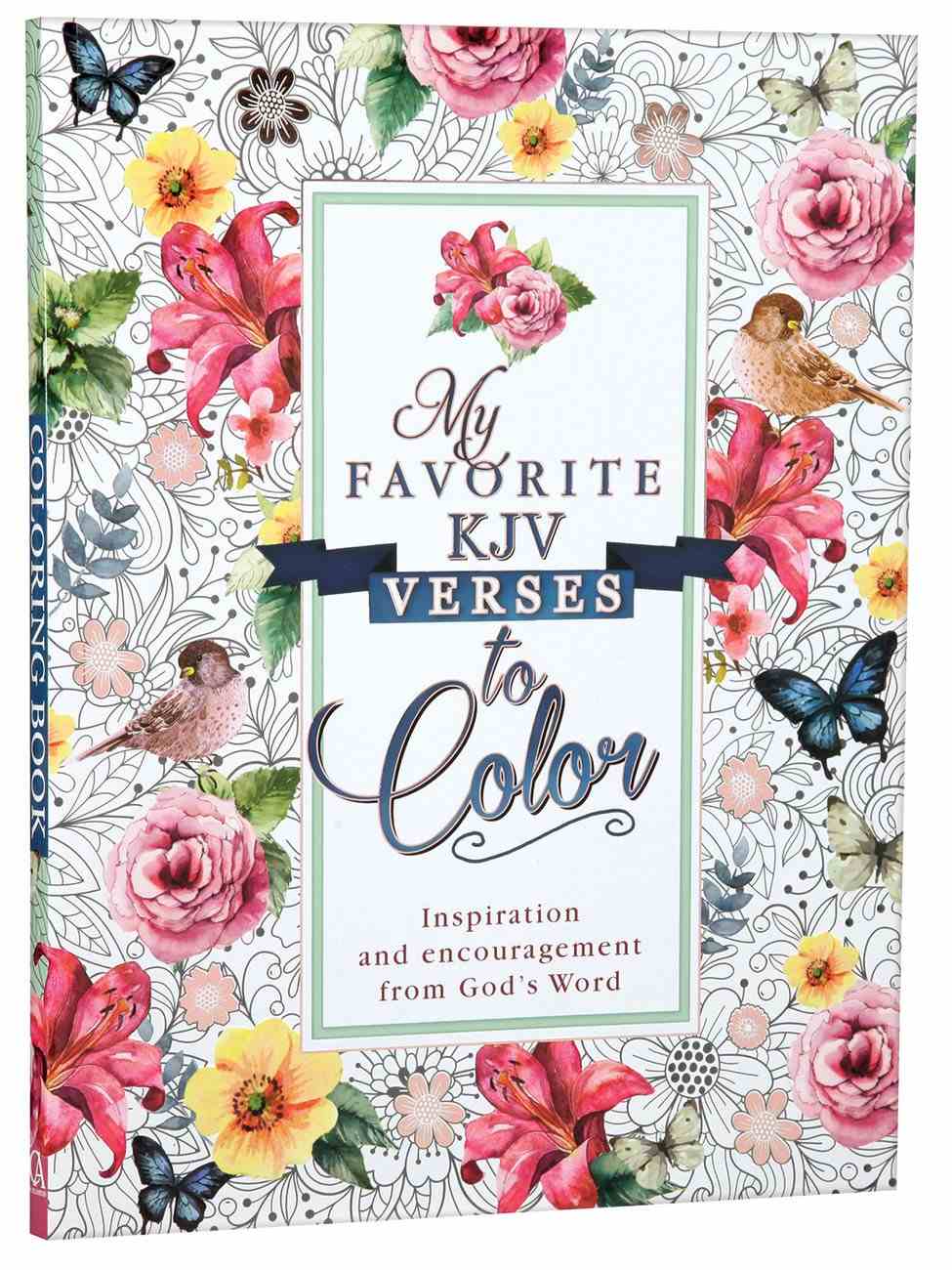 Coloring Book My Favorite KJV Verses (Adult Coloring Books Series