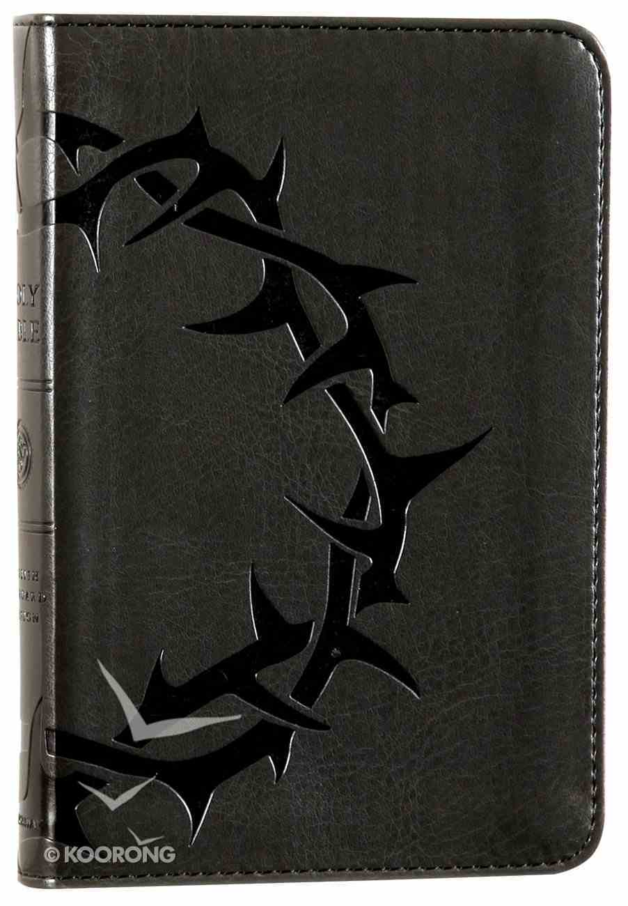 ESV Compact Bible Charcoal Crown (Black Letter Edition) Imitation Leather