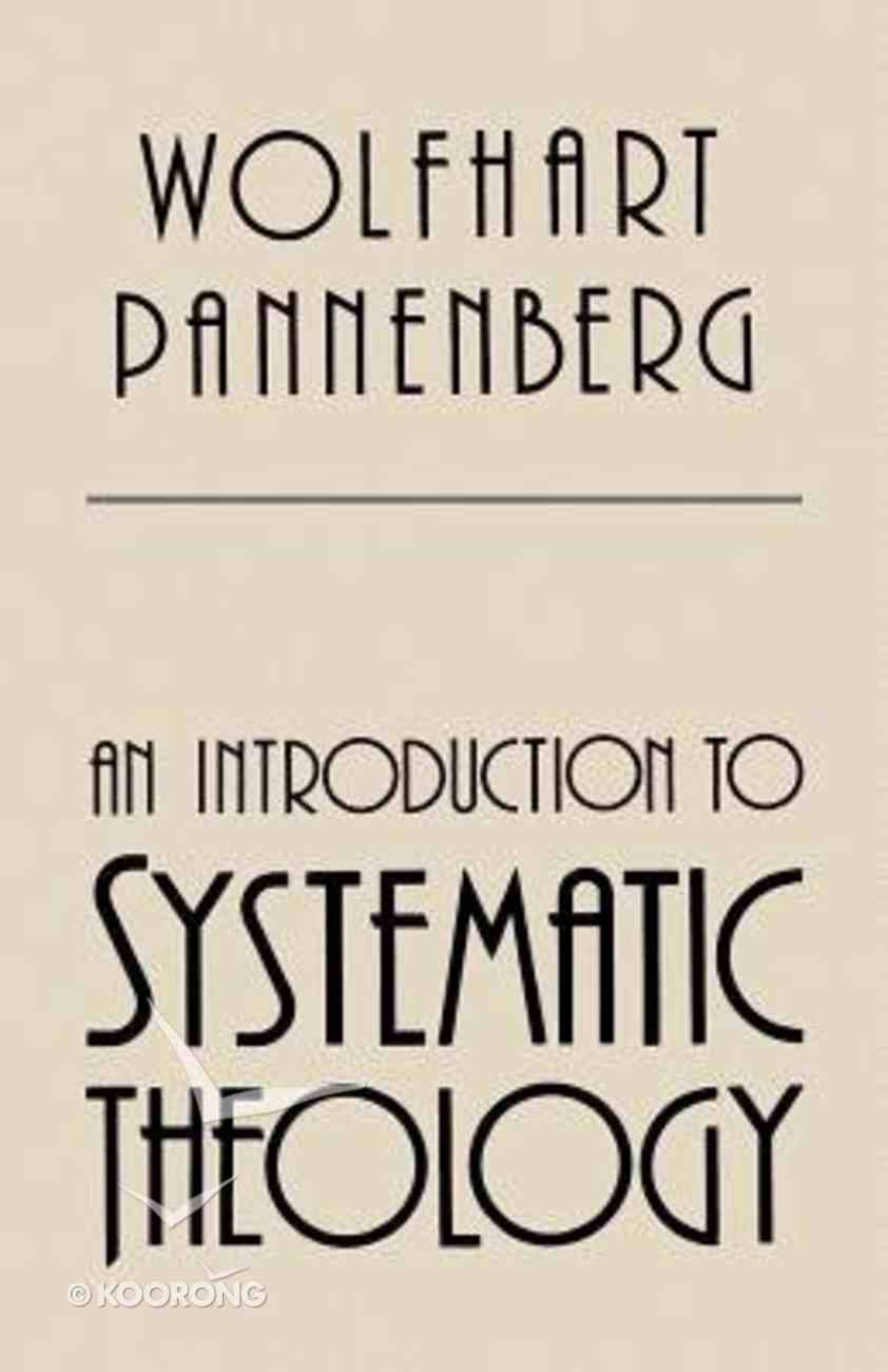 An Introduction to Systematic Theology Paperback