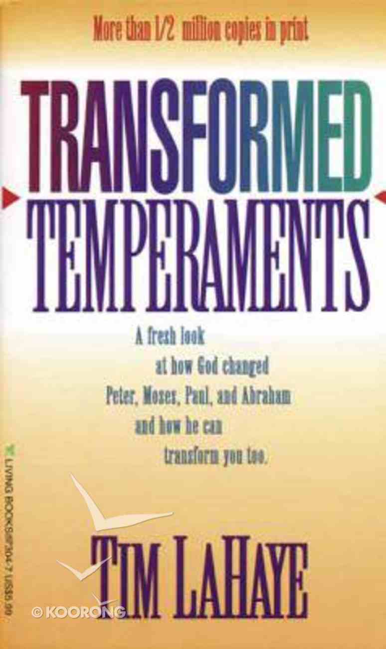 Transformed Temperaments By Tim Lahaye Koorong