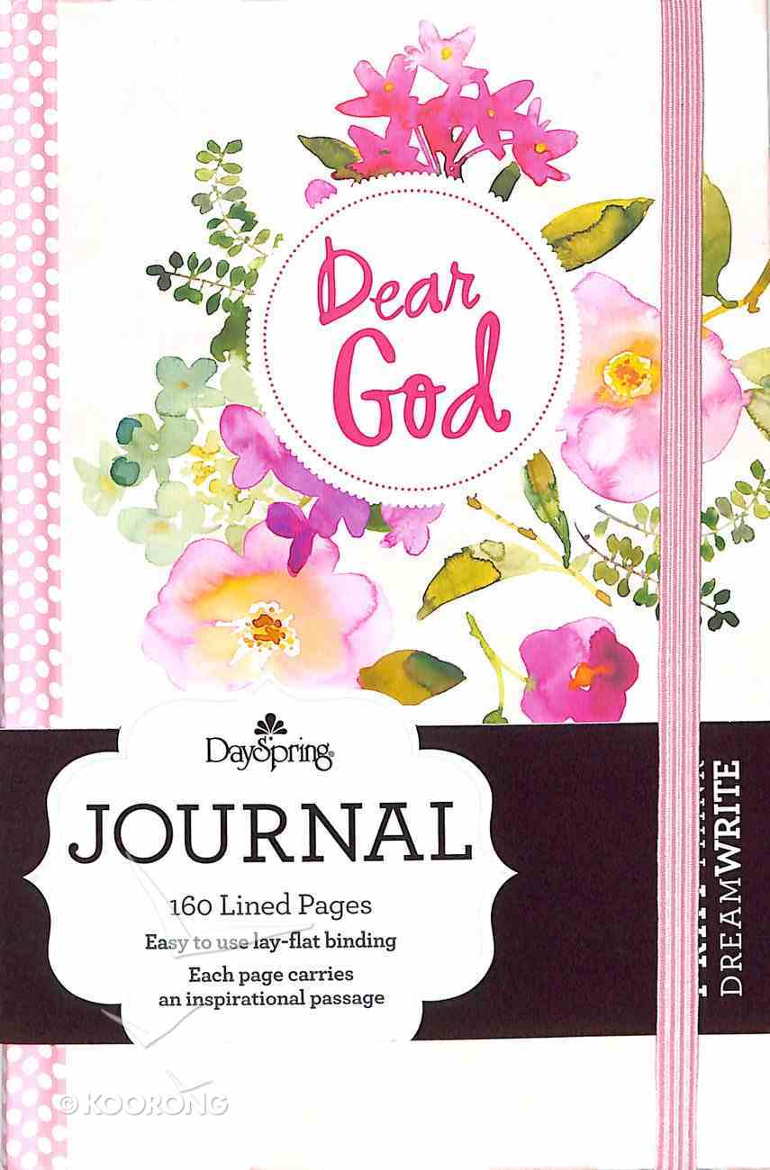 Mini Banded Journals: Dear God (Floral) Paperback