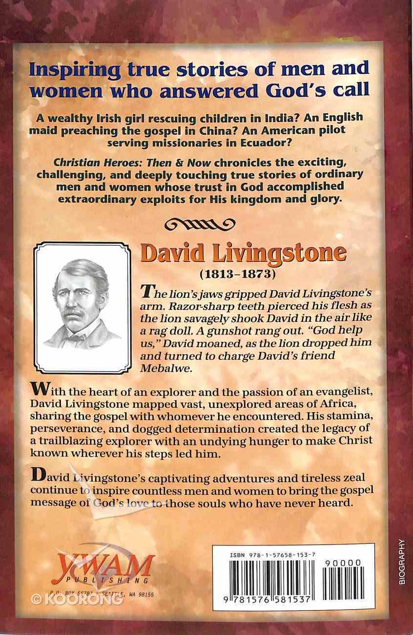 David Livingston - Africa's Trailblazer (Christian Heroes Then & Now Series) Paperback