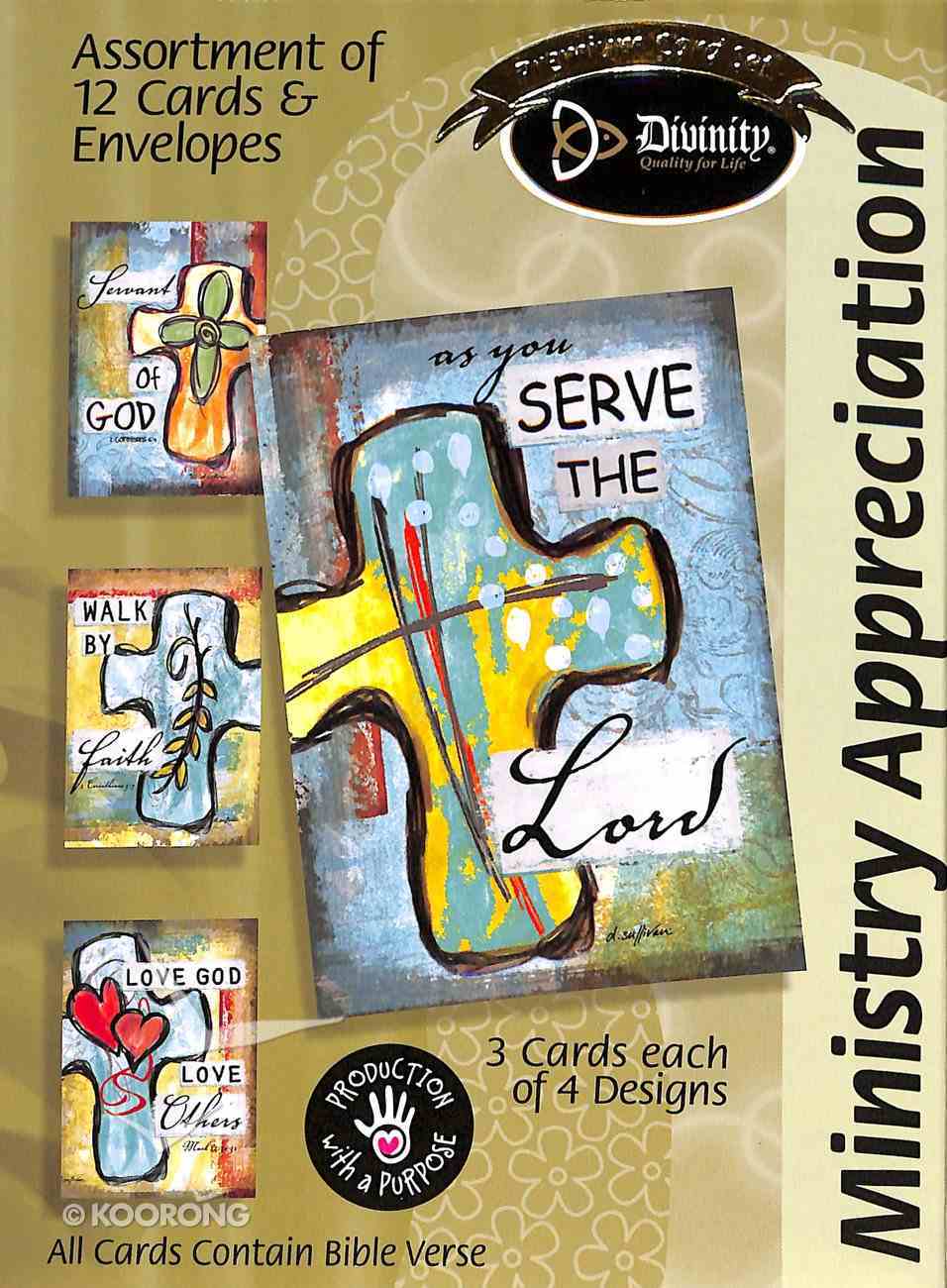 Boxed Cards Ministry Appreciation: Crosses Box