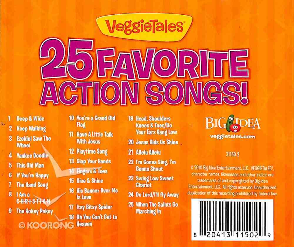 Veggie Tunes: 25 Favourite Action Songs CD