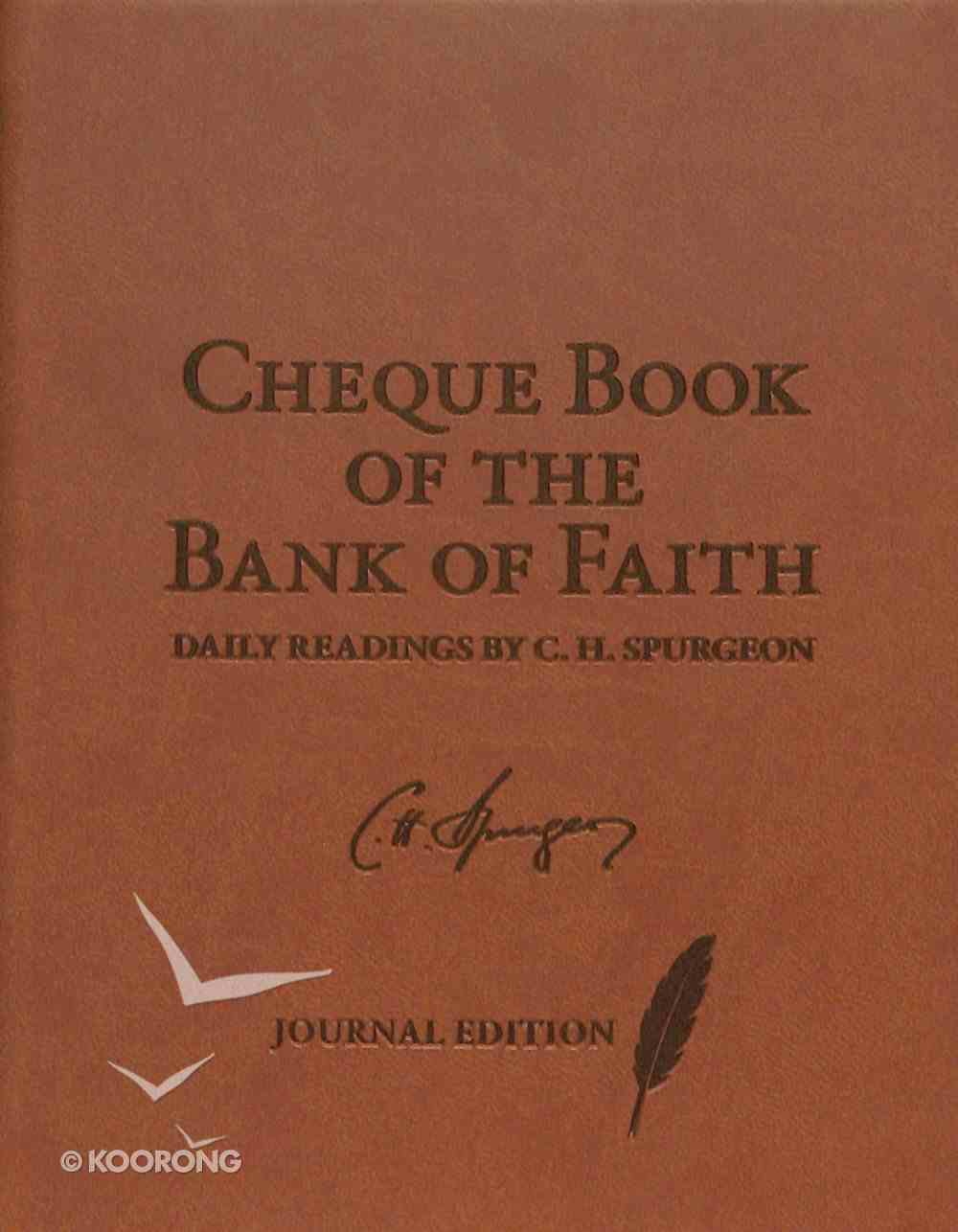 Chequebook of the Bank of Faith: Daily Readings Journal Edition Hardback